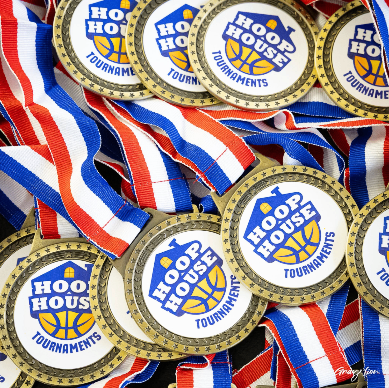 Hoop House Tournaments championship medals